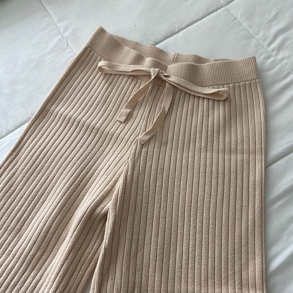 Cropped Flare Sweatpants